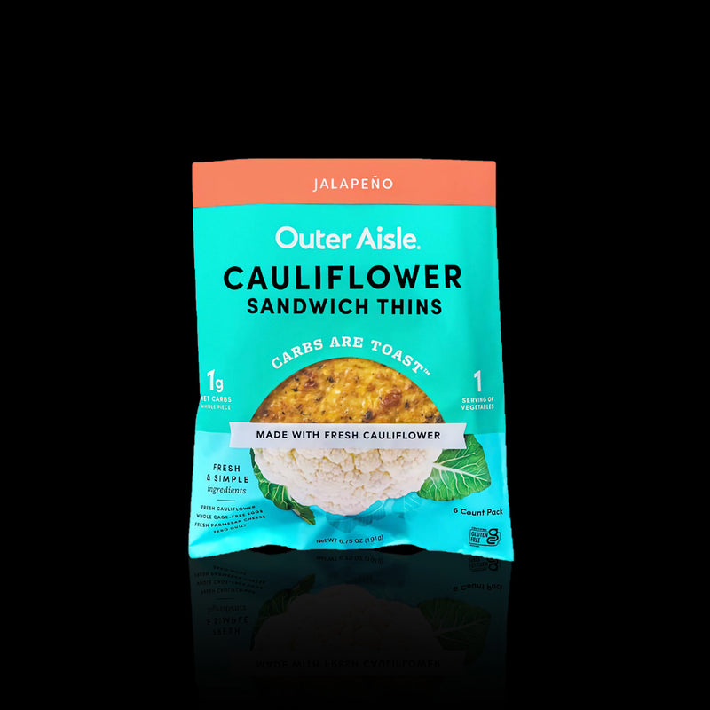 Cauliflower Sandwich Thins Outer Aisle 191 Gr