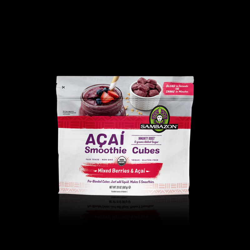 Mixed Berries & Acai Acai Smoothie Cubes Sambazon 567 Gr