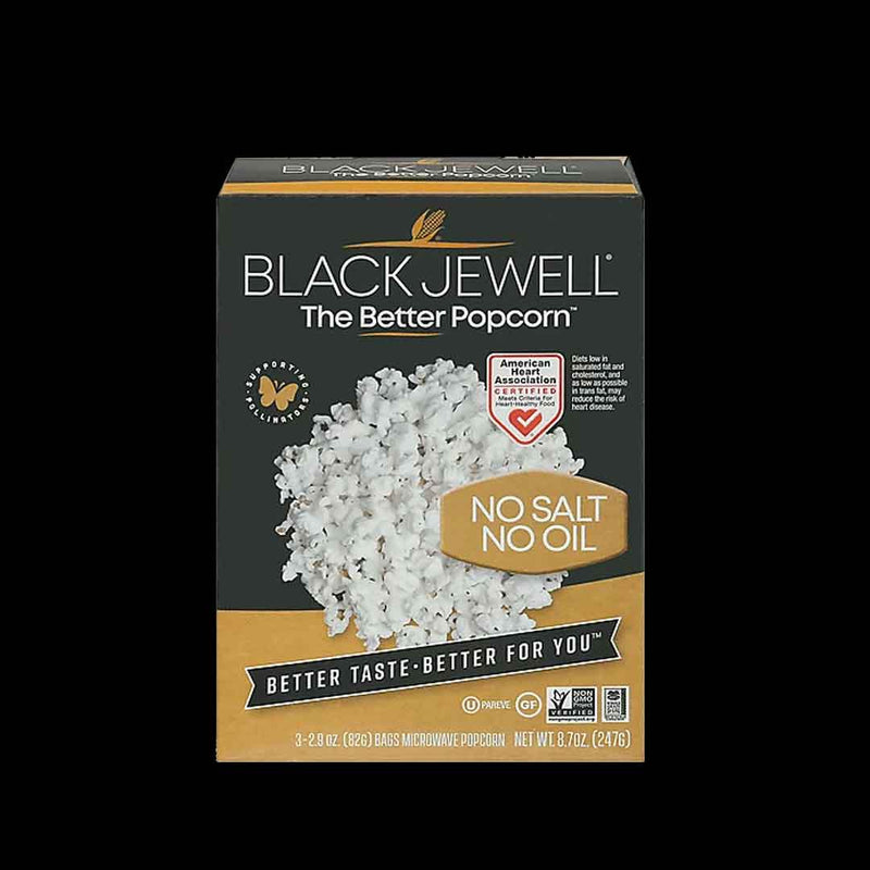 No Salt No Oil The Better Popcorn Black Jewell 247 GR