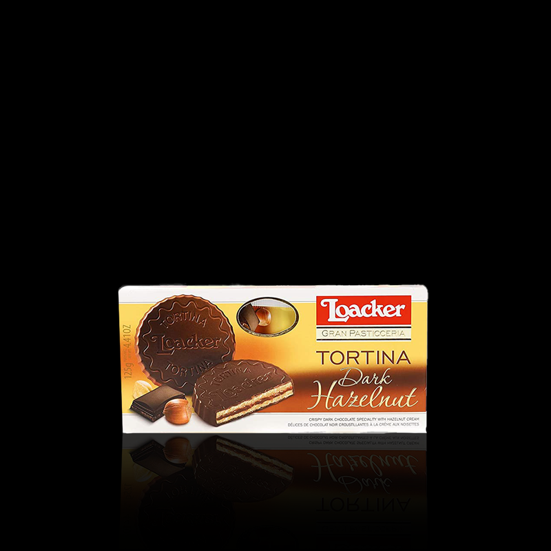 Dark Hazelnut Tortina Loacker 125 Gr