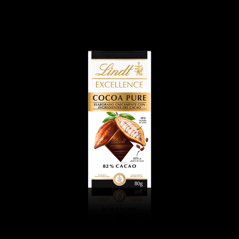 Cocoa Pure 82% Cacao Excellence Lindt 80 Gr