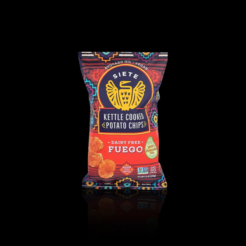 Daifry Free Fuego Kettle Cooked Potato Chips Siete 156 Gr
