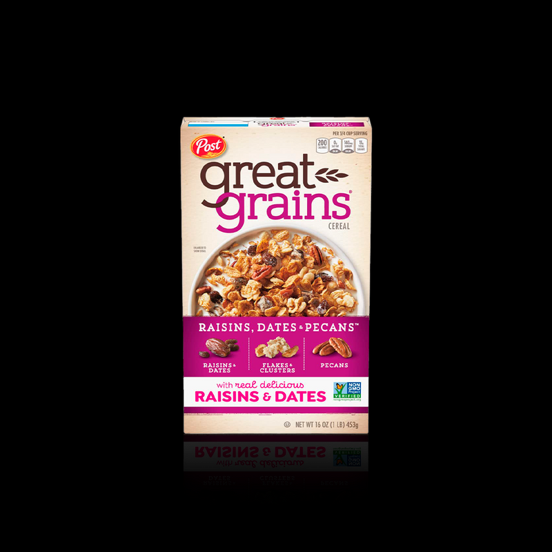 Great Grains Cereal Raisins Dates Pecas Post 453 Gr
