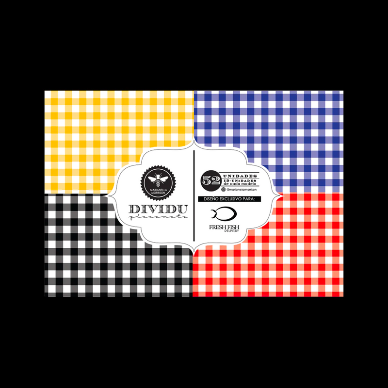 Block de Individuales de Papel Dividu Picnic