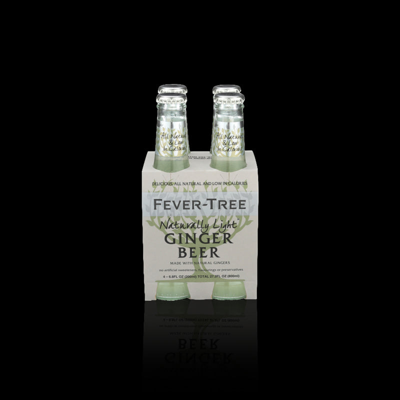 Naturally Light Ginger Beer Fever Tree 200 Ml 4pack