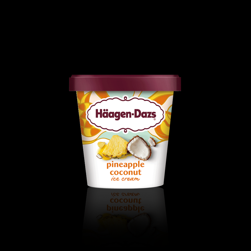 Pineapple Coconut Ice Cream Haagen Dazs 414 ML