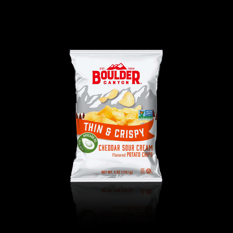 Thin & Crispy Cheedar Sour Cream Boulder Canyon 170.1 Gr