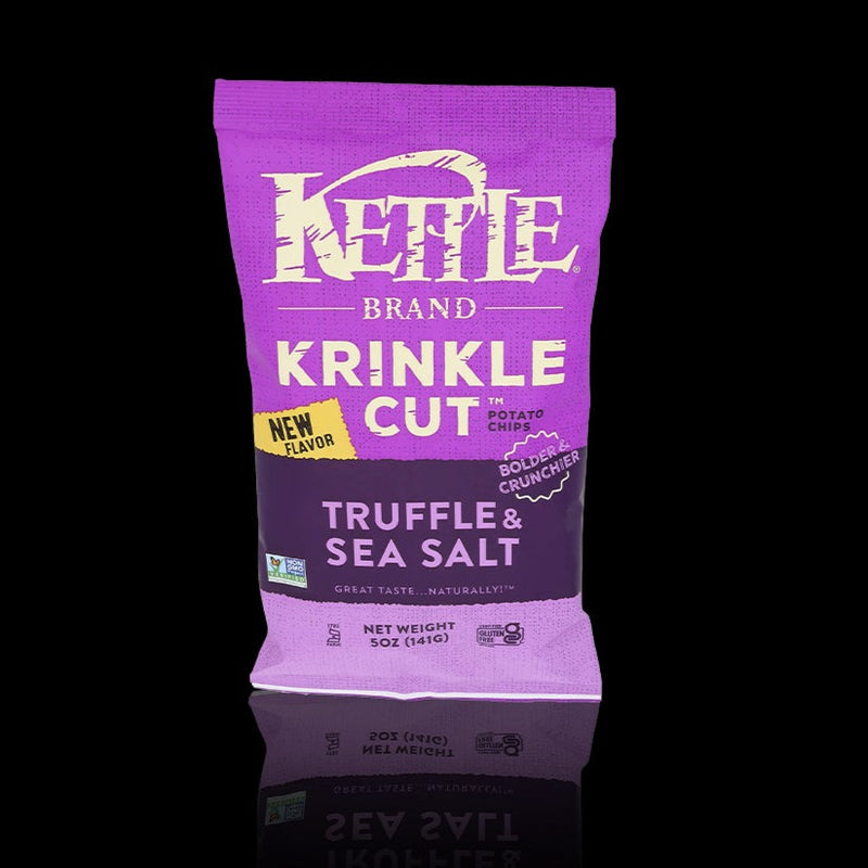 Truffle & Sea Salt Krinkle Cut Kettle Brand 141 Gr