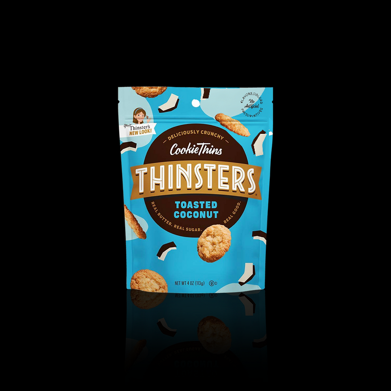 Toasted Coconut Cookiethins Thinsters 113 Gr