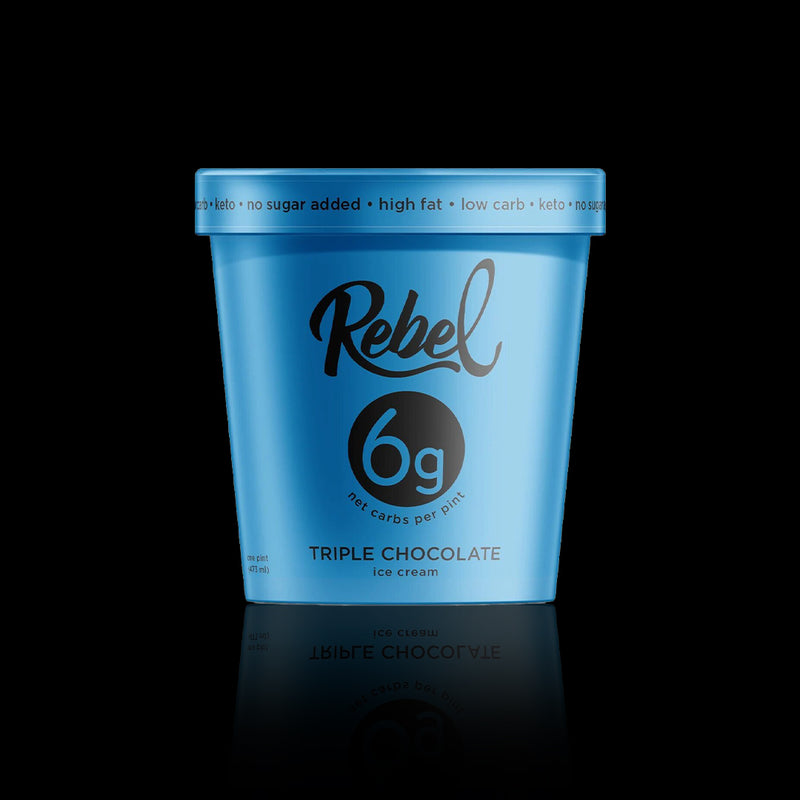 Triple Chocolate Ice Cream Rebel 473 Ml