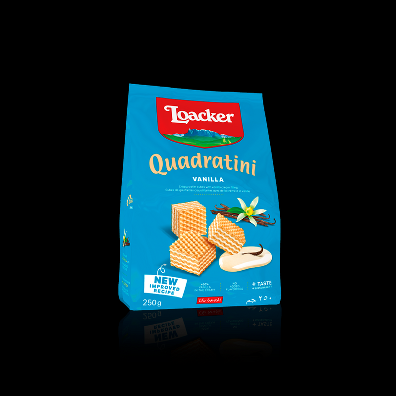 Vanilla Quadratini Loacker 250 Gr