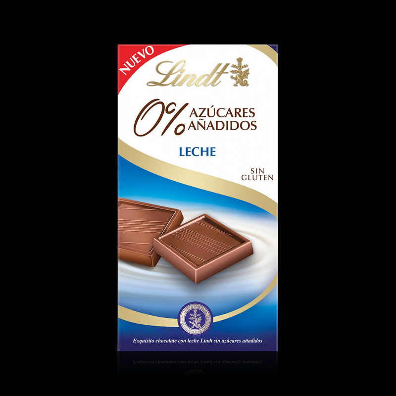 Chocolate 0% Azucares Añadidos Leche Lindt 100 Gr