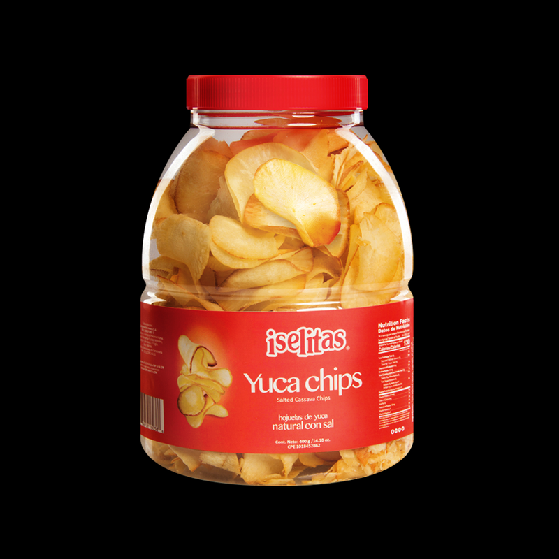 Yuca Chips Con Sal Iselitas 450 Gr