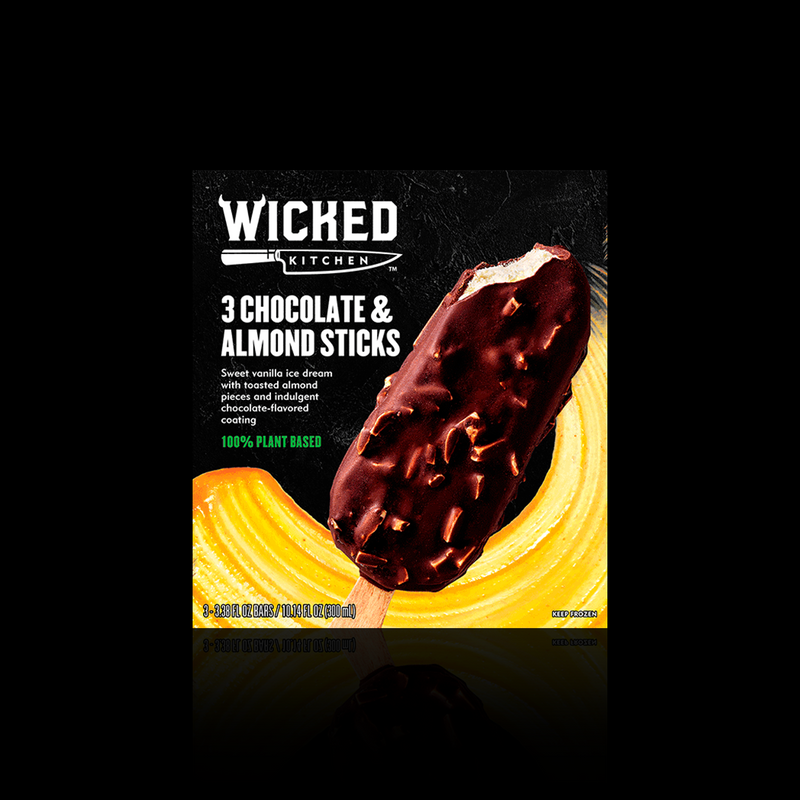 3 Chocolate & Almond Sticks Wicked 300 Ml