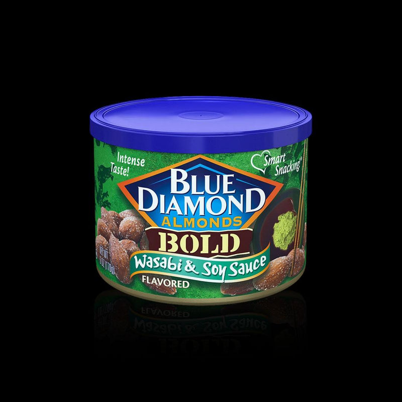 Bold Wasabi & Soy Sauce Blue Diamond Almonds 170 Gr
