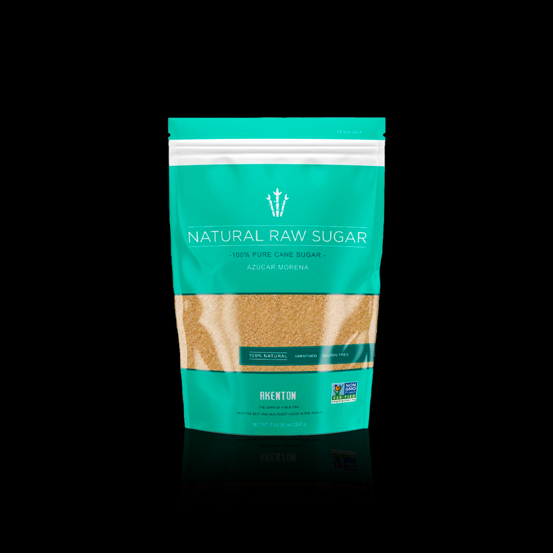 Azucar Morena Natural Raw Sugar Akenton 580 Gr