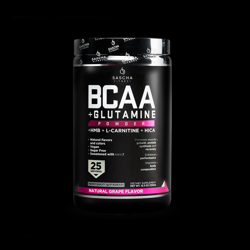 BCAA Glutamine Grape Sascha Fitness 350 Gr