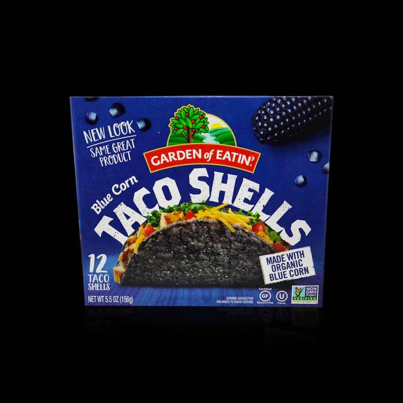 Blue Corn Taco Shells Garden of Eatin 156 Gr