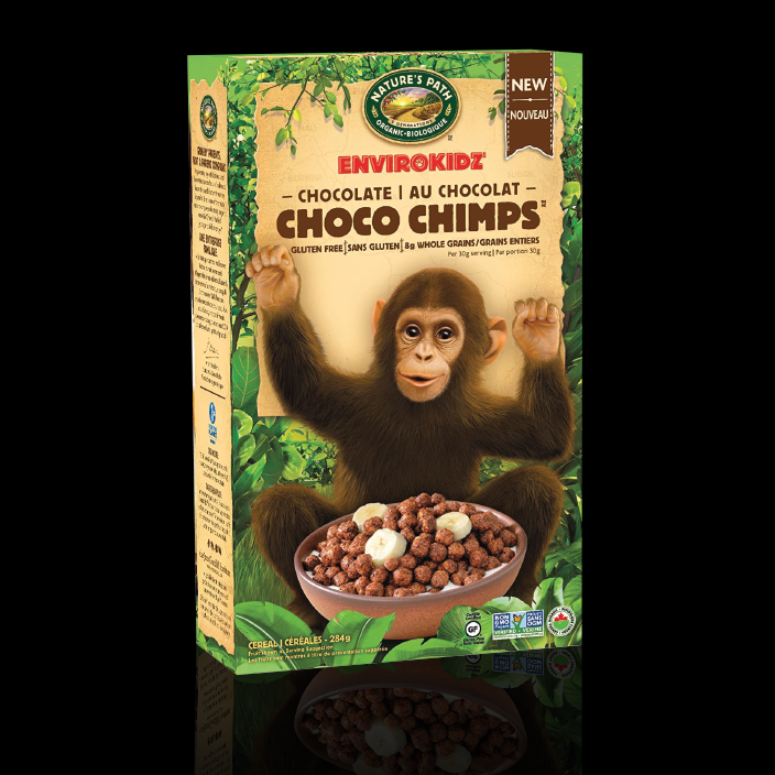 Chocolate Choco Chimps Natures Path 284 Gr