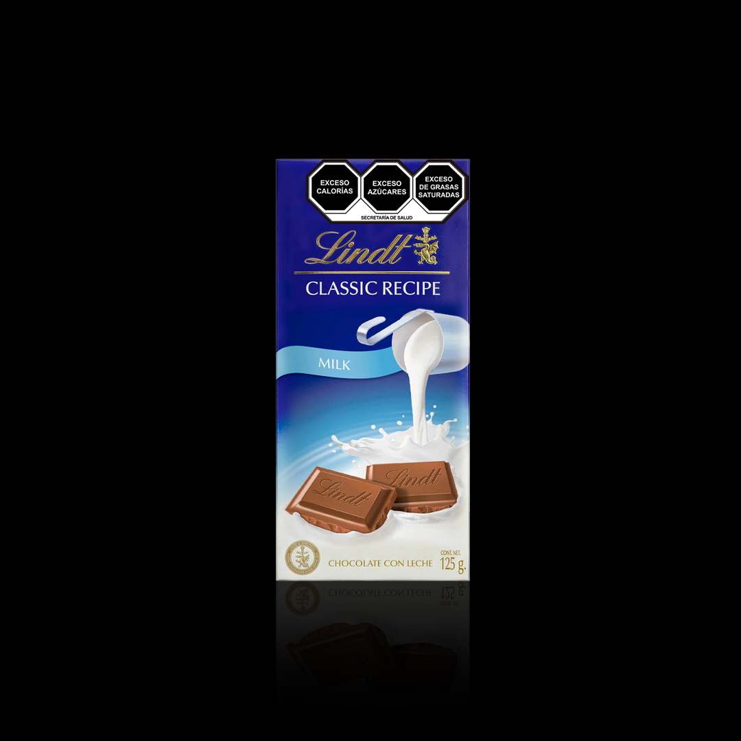 Classic Recipe Milk Chocolate Lindt 125 Gr Fresh Fish Online