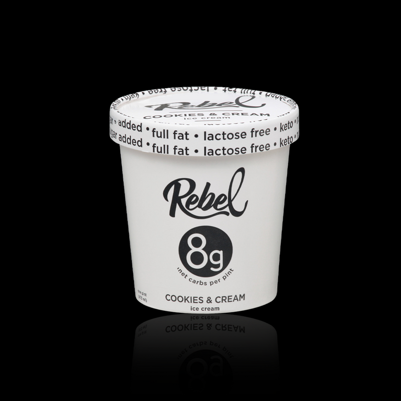 Cookies & Cream Ice Cream Rebel 473 ML