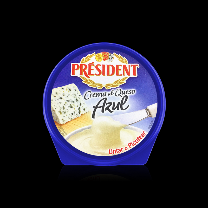 Crema De Queso Azul President 125g