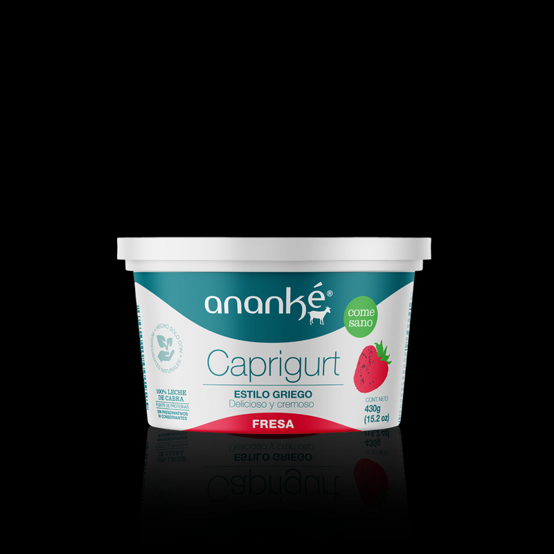 Caprigurt Estilo Griego Fresa Ananké 430 Gr