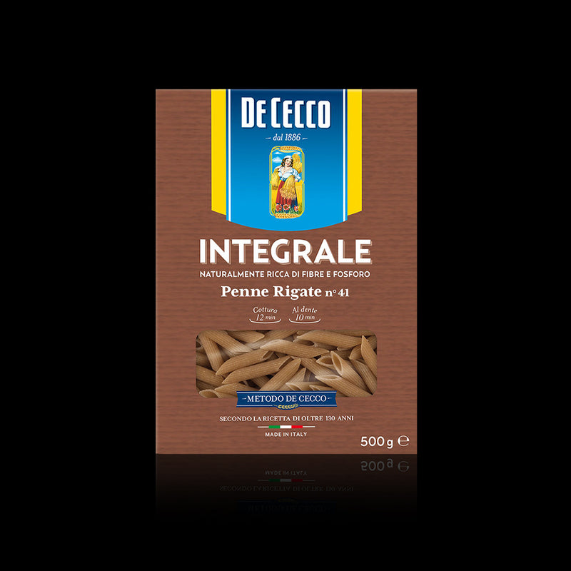 Penne Rigate N 41 Integrale De Cecco 500 Gr