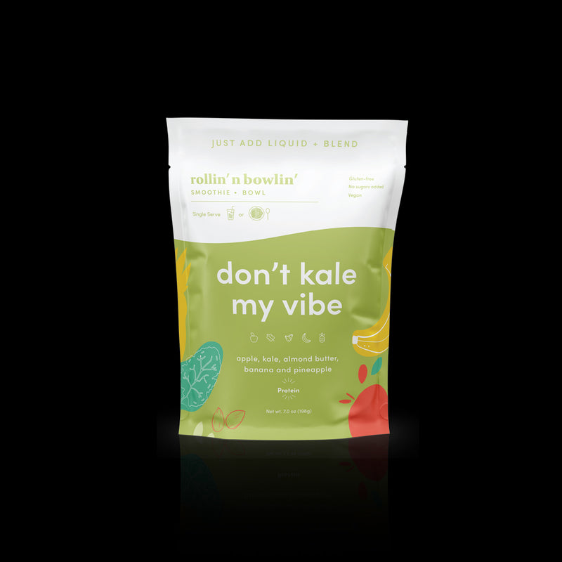 Dont Kale My Vibe Smoothie Acai Bowl Rollin N Bowlin 184 Gr