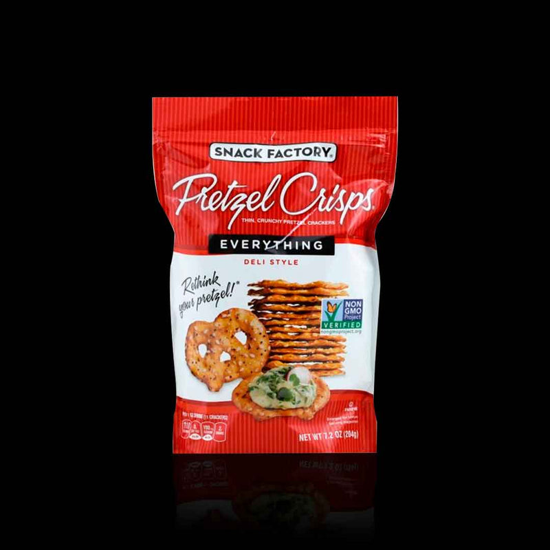 Everything Pretzel Crisps Snack Factory 204 Gr