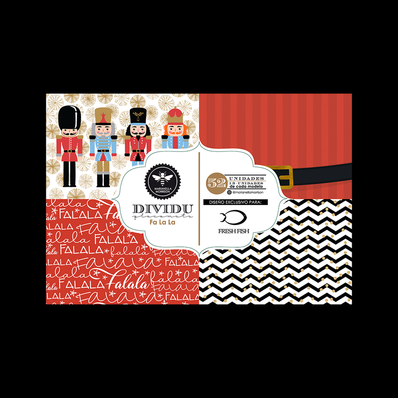 Edición Limitada - Block de Individuales de Papel Dividu Fa la la