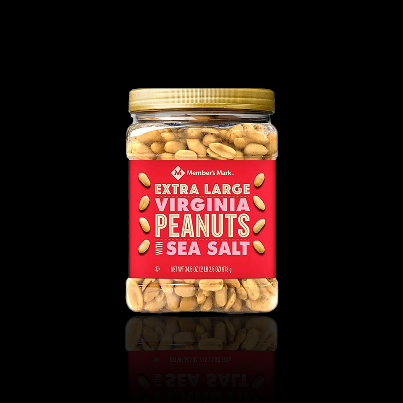 Extra Large Virginia Peanuts Sea Salt Members Mark 978 Gr