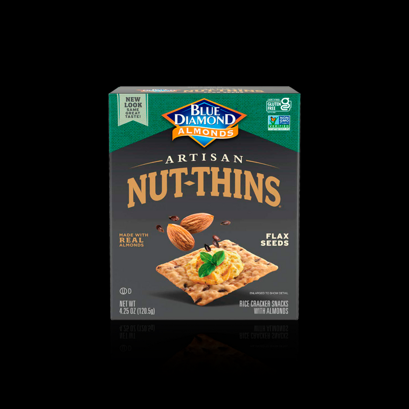 Flax Seeds Artisan Nut Thins Blue Diamond 120.5 Gr