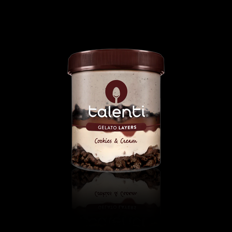 Gelato Layers Cookies And Cream Talenti 473 Ml