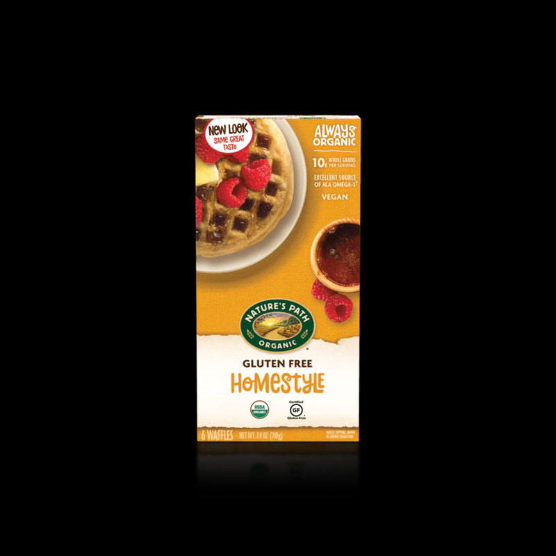 Homestyle Gluten Free Waffles Natures Path 234 GR