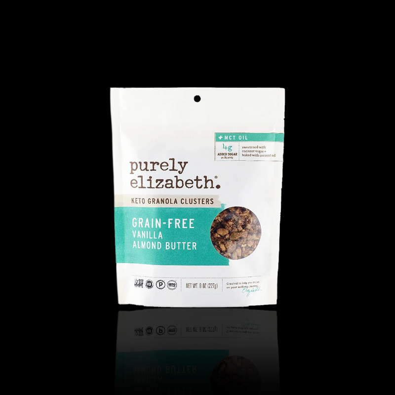 Grain Free Vanilla Almond Butter Granola Clusters Purely Elizabeth 227 Gr