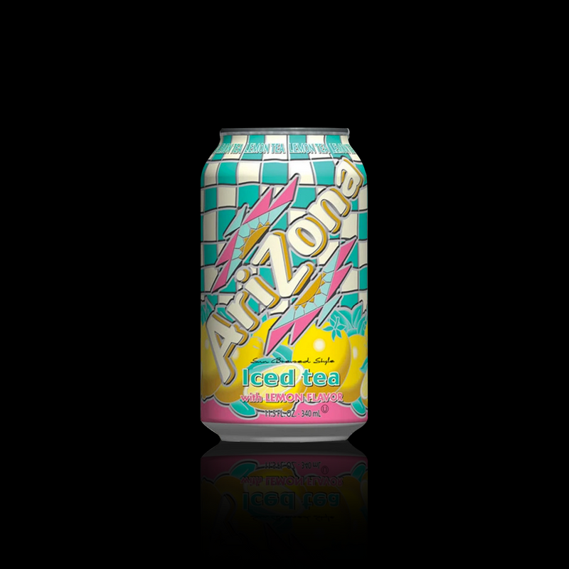 Arizona Lemon Iced Tea | 340ml Cans, Pack Of 30, No Preservatives