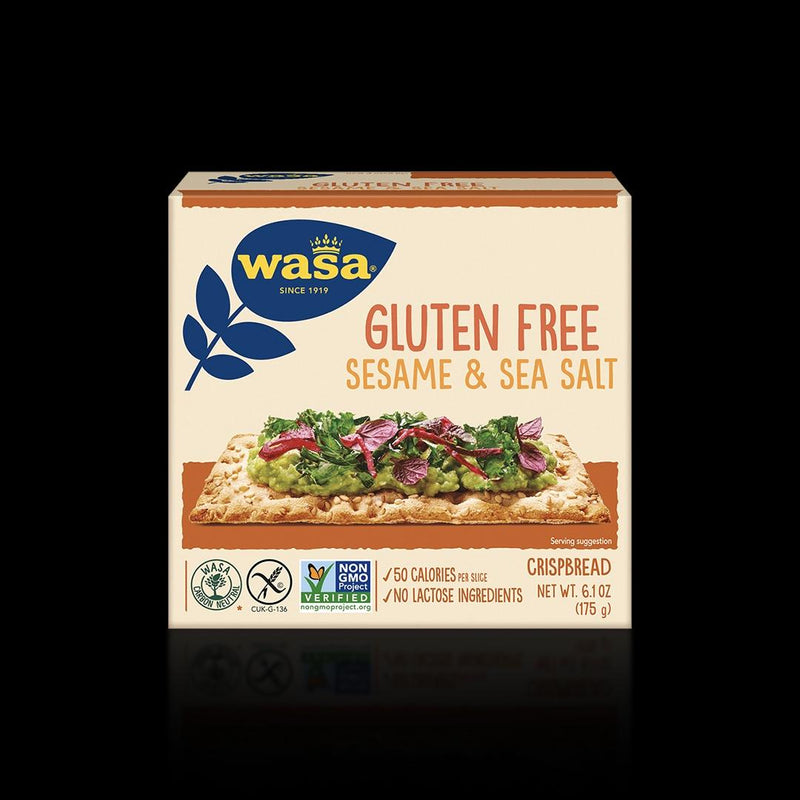 Gluten Free Sesame & Sea Salt Crispbread Wasa 175 Gr