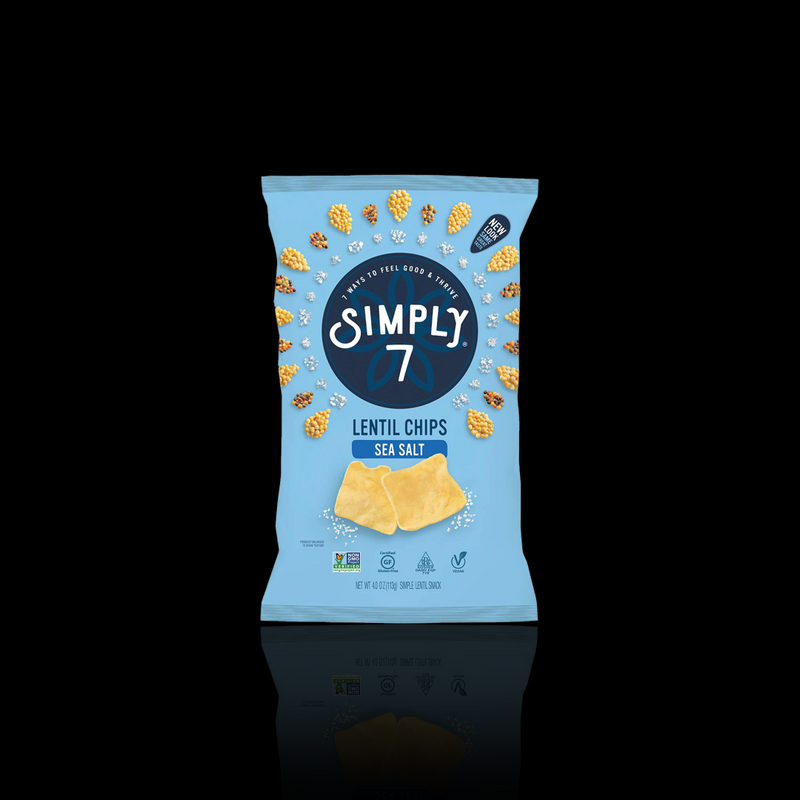 Lentil Chips Sea Salt Simply 7 113 Gr
