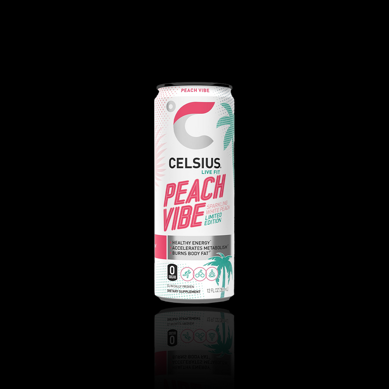 Limited Edition Peach Vibe Live Fit Celsius 355 ML