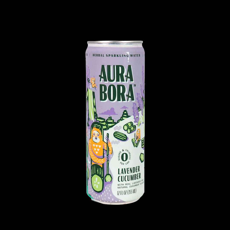 Lavender Cucumber Aura Bora 355 Ml