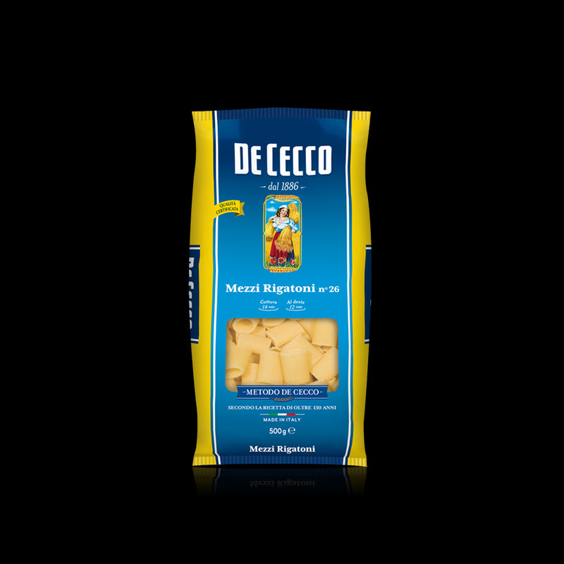 Mezzi Rigatoni N 26 De Cecco 500 Gr