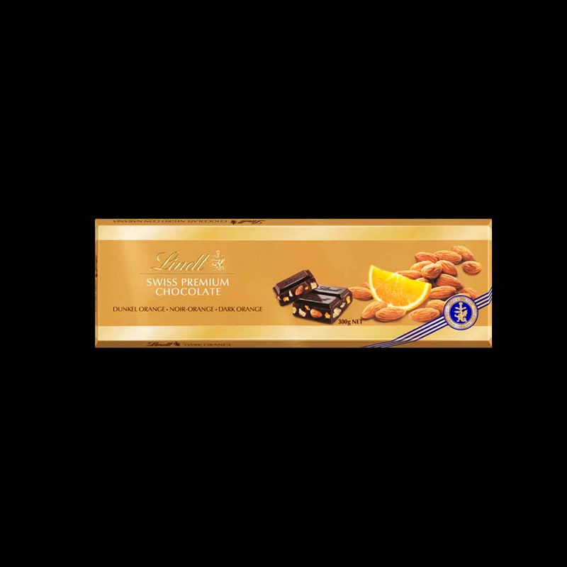 Swiss Premium Chocolate Negro Almendra Naranja 300 Gr