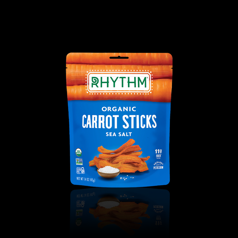 Organic Sea Salt Carrot Sticks Rhythm 40 Gr