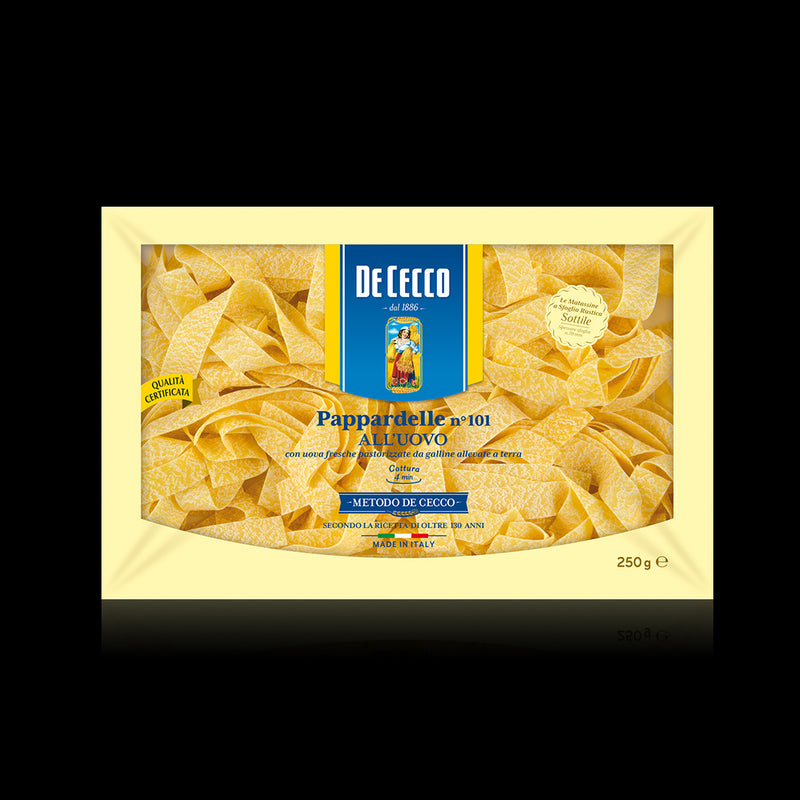 Pappardelle N 101 All Uovo De Cecco 250 Gr