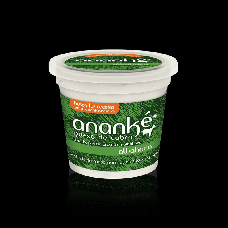 Queso De Cabra Con Albahaca Ananke 200 Gr
