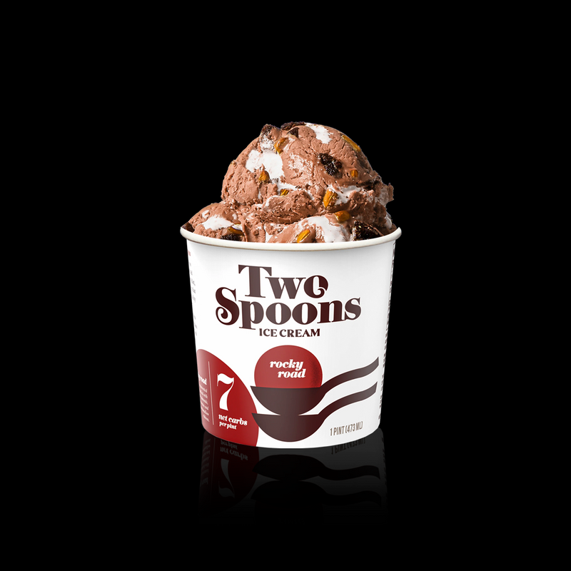Rocky Road Ice Cream Two Spoons 473 Ml