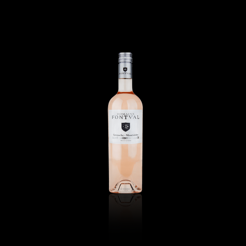 Rose Mediterranee 2020 Domaine Fontval 750 Ml