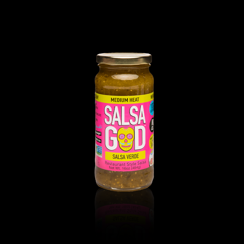 Salsa Verde Medium Heat Salsa God 454 Gr