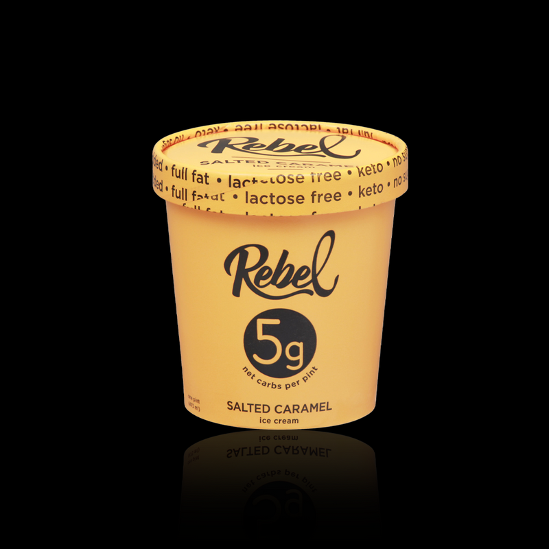 Salted Caramel Ice Cream Rebel 473 Ml
